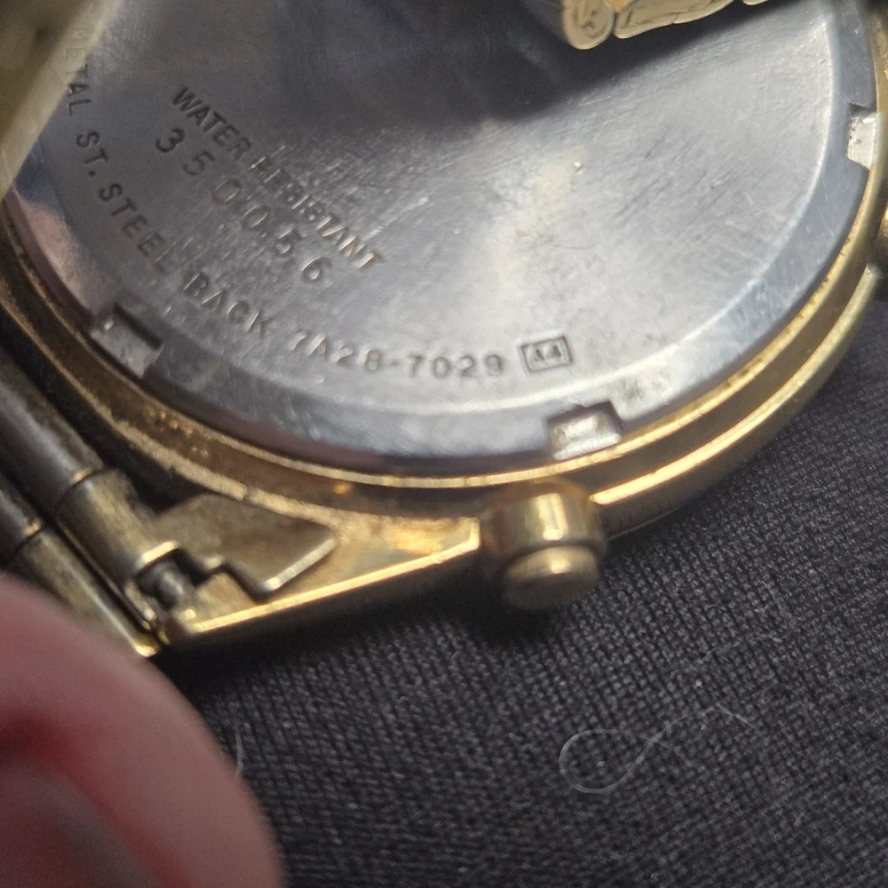 Seiko Gold Tone Men's Chronograph Watch James Bond Watch
